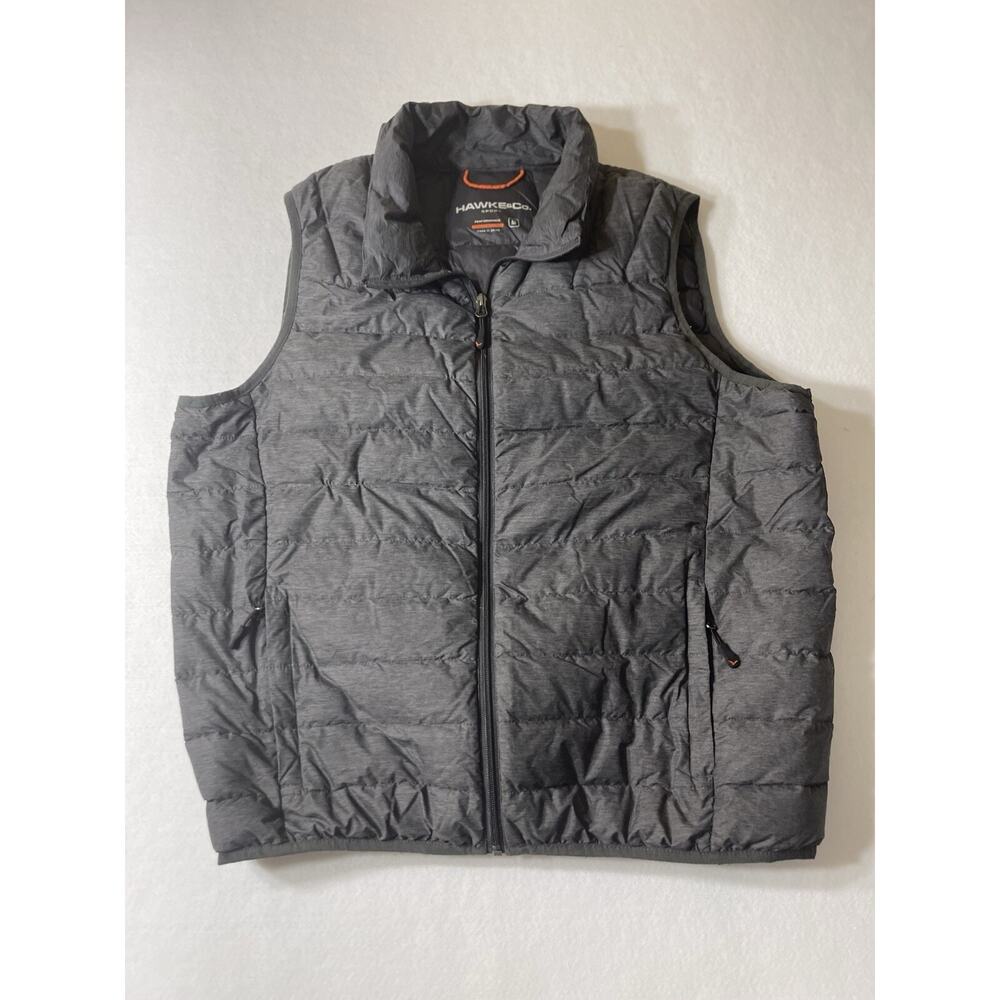 Hawke & Co Sport Performance Men’s Vest‎ Medium Black Duck Down Puffer Packable